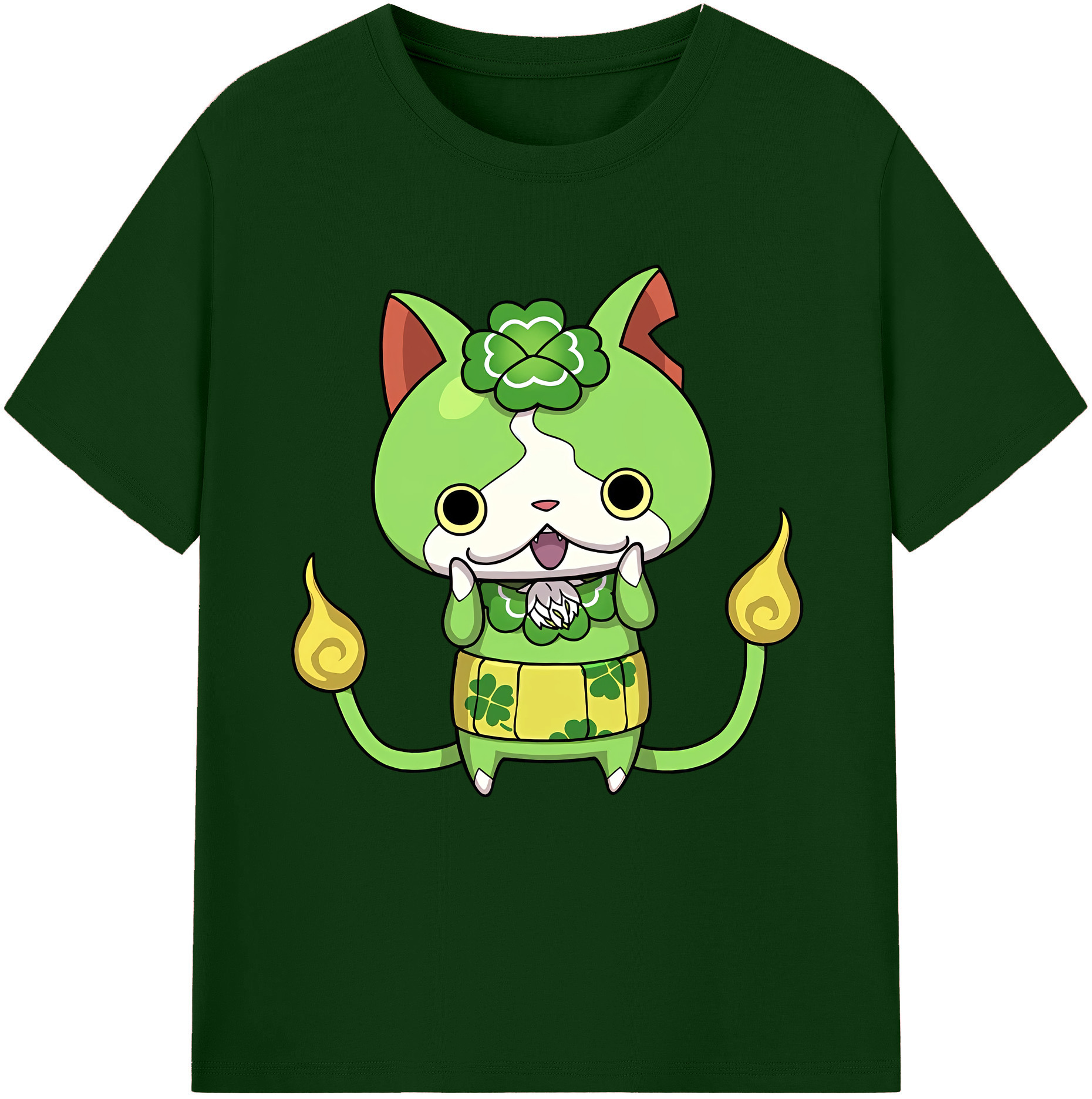 （画像用） 妖怪ウォッチ Yo-kai Watch 綿100％半袖Tシャツ（フロントプリント）